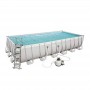 Bestway Piscina Fuori Terra Power Steel rectangular Piscina 732x366x132cm.